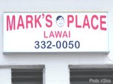 Mark's Place sign
