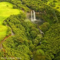 Wailua Falls aerial