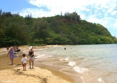 Anini Beach west view