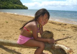 Sydney on Anini Beach