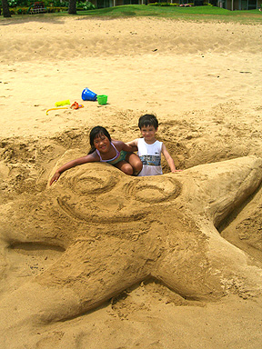 Kalapaki Beach starfish