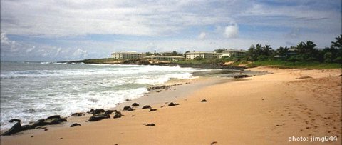 Poipu beach