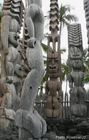 Tiki circle in Hawaii